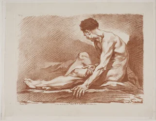 Modèle masculin assis