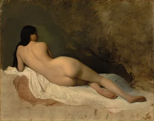 Étude de nu allongé, vers 1841