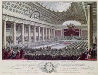 Ouverture des États généraux à Versailles, le 5 mai 1789