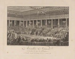 La nuit du 4 août 1789 à l