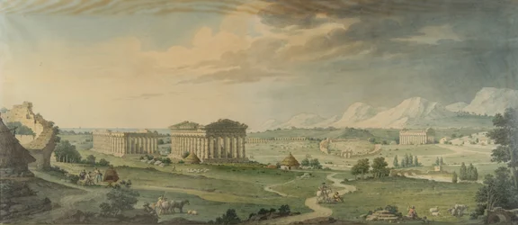 Vue de Paestum