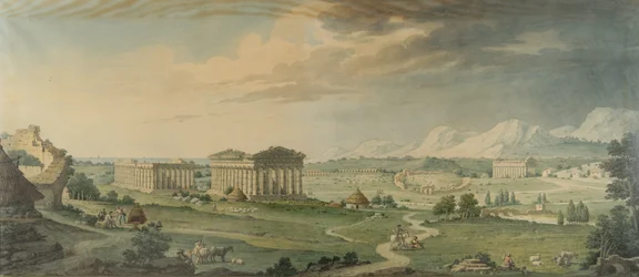 Vue sur les magnifiques ruines de l