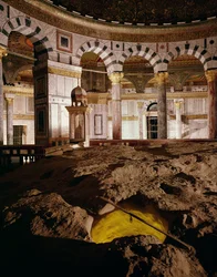 Vue intérieure de la mosquée