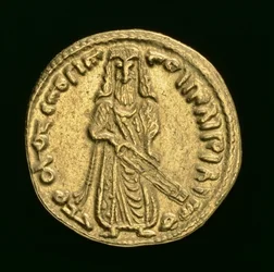 Pièce islamique, AD 696/7