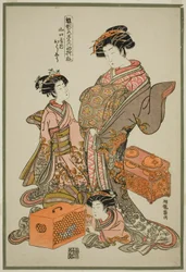 Oshu de Yamaguchiya, de la série "Modèles pour la mode : nouveaux designs aussi frais que de jeunes feuilles"