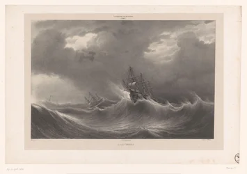 Navires en mer agitée (Galerie du Palais Royal)