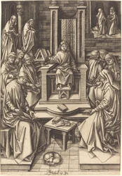 Le Christ parmi les docteurs, vers 1490-1500