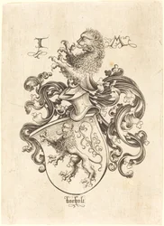 Blason avec lion
