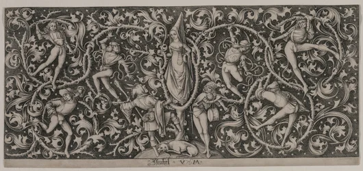 Ornement avec danse des amoureux