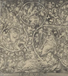 Gravure ornementale avec l