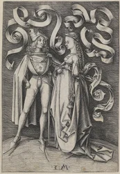 Chevalier et une dame