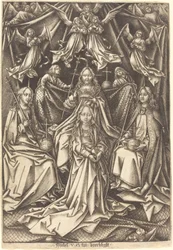 Le Couronnement de la Vierge, vers 1490-1500.