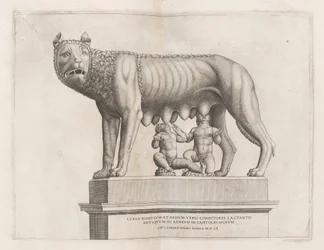Louve capitoline avec Romulus et Remus