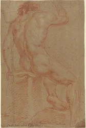 Figure masculine nue (recto)