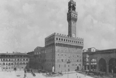Firenze, Piazza della Signoria col Palazzo Vecchio