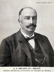 Portrait de Giovanni Giolitti (1842-1928), homme politique italien