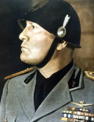 Portrait de Mussolini