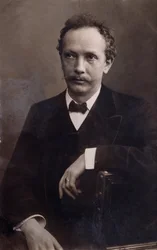 Portrait de Richard Strauss (1864-1949) compositeur allemand.