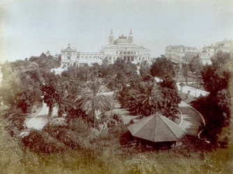 Les jardins des Boulengrins annexés au Casino de Montecarlo
