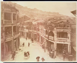 Une rue à Hong Kong