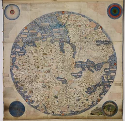 Grand Planisphère, ou Mappa Mondo de 1459, par Mauro Frau