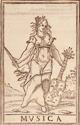 "Allégorie de la musique" Page de l