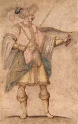 Un soldat oriental, école florentine