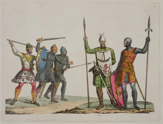 Guerriers anglo-saxons, planche 14 de L