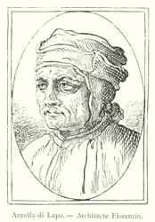 Arnolfo di Lapo, Architecte Florentin (gravure)