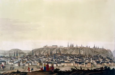 Ville de Tobolsk, Russie, vers 1820-1830