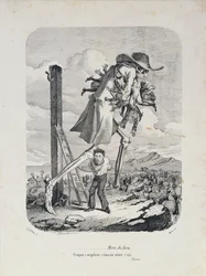 La mort prend tous les bons et laisse les méchants, vers 1850