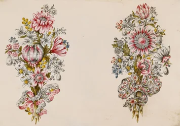 Conception pour des bouquets de fleurs