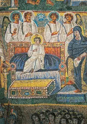 Détail de Scènes de la première venue du Christ et de l