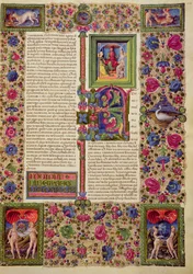 Premier Livre des Rois, de la Bible Borso d