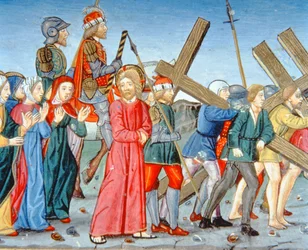 Christ est conduit au Calvaire