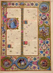 Livre de Zacharie, de la Bible de Borso d