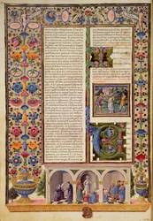Prologue au Livre des Prophètes (Isaïe), de la Bible Borso d