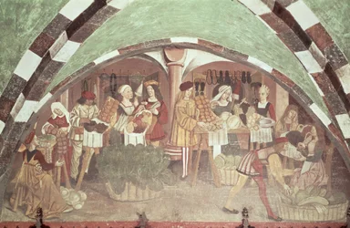 Marché de fruits et légumes