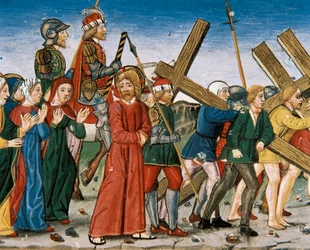 Jésus conduit au Calvaire et les Saintes Femmes en chemin