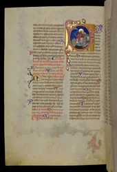 Le roi David, en armure et à cheval, se réjouit de la force de l