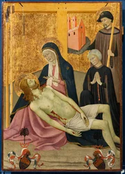 Lamentation avec Saint Sébaldus et le client Peter Volckamer
