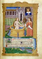 Ms Lat 623 P.6.23 f.49r David et Bethsabée, du 