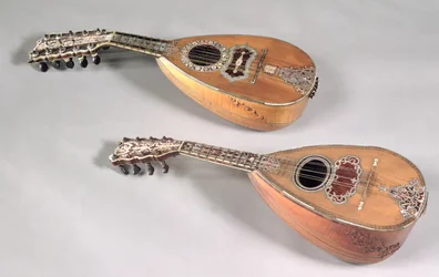 Mandoline napolitaine à quatre chœurs et mandoline milanaise à six chœurs