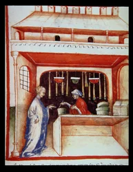 Vente de musc, de Tacuinum Sanitatis