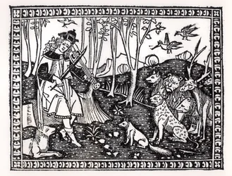 Orphée jouant pour les animaux, 1500