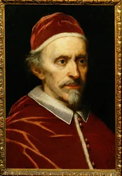 Le pape Innocent XI, né Benedetto Odescalchi ... (peinture sur toile)