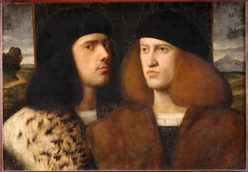 Portrait de deux jeunes hommes - Portrait of two young men …