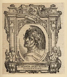 Portrait de Franciabigio, peintre italien de la Renaissance florentine