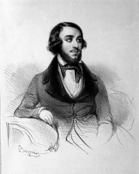 Portrait du ténor italien Mario Candia (1810 - 1883)