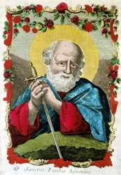 Portrait de Saint Paul avec épée, Italie